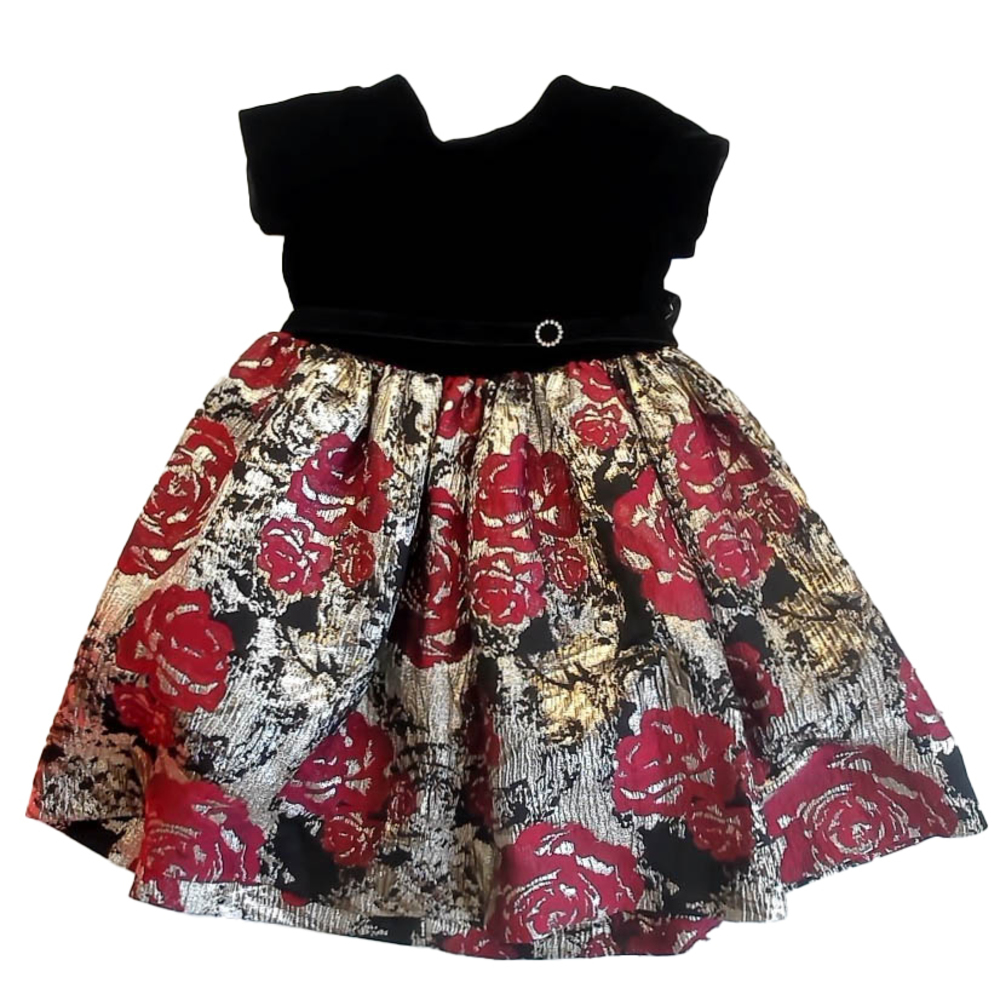 Susanne Lively Girls Black | Gold Special Occasion Dress size: 4T
